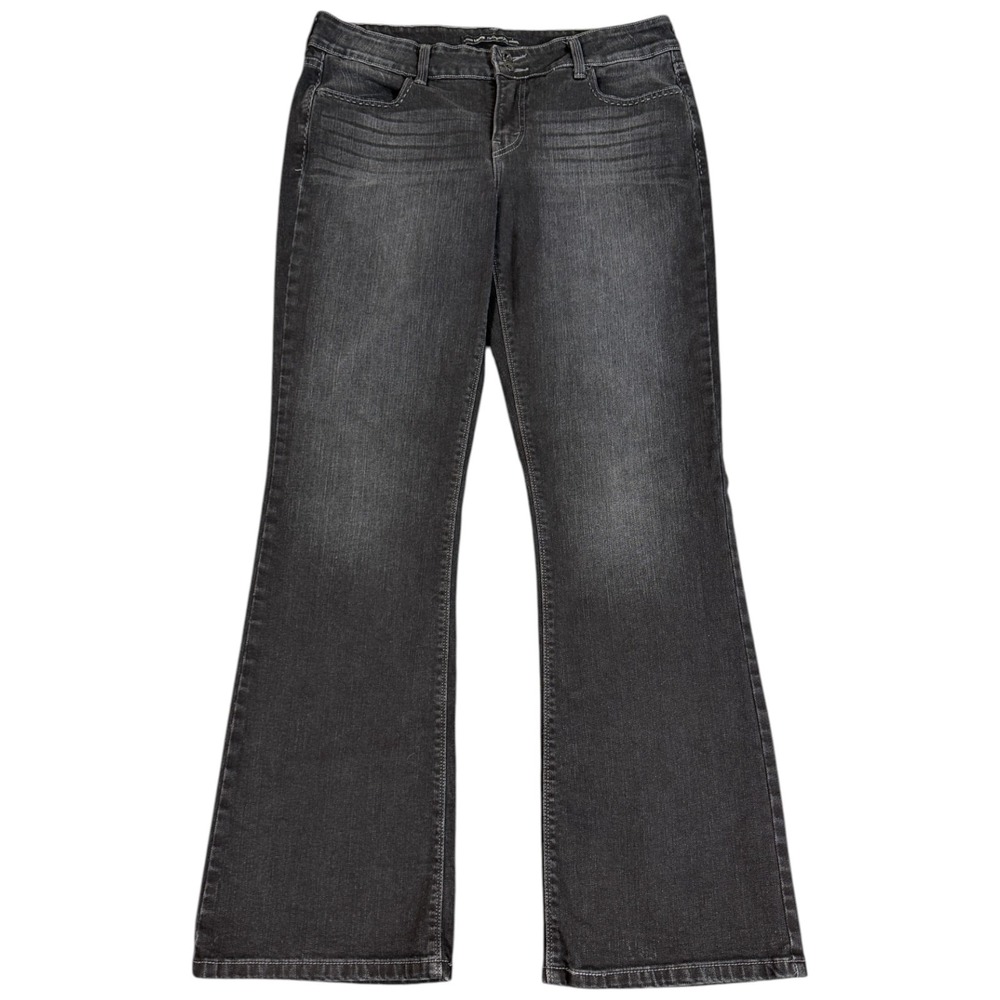 Levis 526 Slender Bootcut Corduroy Pants Women 12 Black 35x31 Pocket‎ Flap Y2K